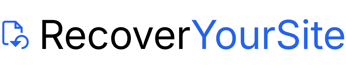 Recover Your Lost Website from the Wayback Machine | Recoveryoursite.com